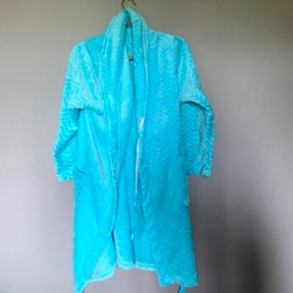 Womens Bathrobe Ladies Fleece Plush Warm Long Robes